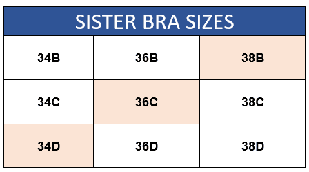 chart uk bra sister sizes going up a band size